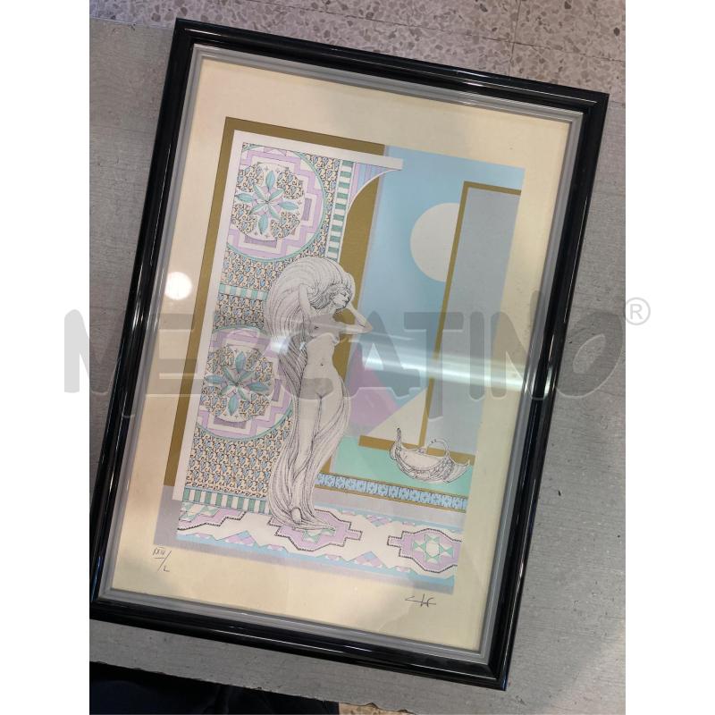 QUADRO SERIGRAFIA DONNA ASTRATTA | Mercatino dell'Usato Nichelino bardonecchia 1