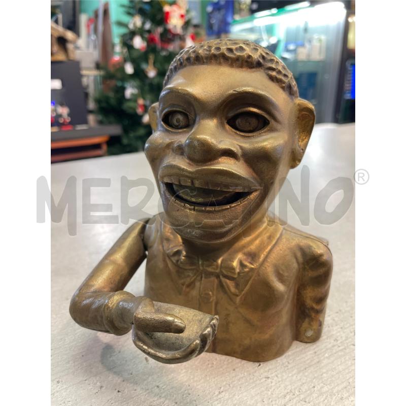 SALVADANAIO IN BRONZO ANNI 50 NORDAMERICA  | Mercatino dell'Usato Nichelino bardonecchia 1