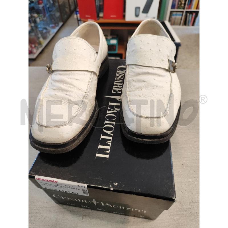 SCARPE UOMO CESARE PACIOTTI BIANCHE | Mercatino dell'Usato Nichelino bardonecchia 2