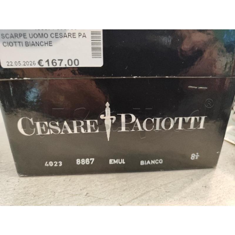 SCARPE UOMO CESARE PACIOTTI BIANCHE | Mercatino dell'Usato Nichelino bardonecchia 4