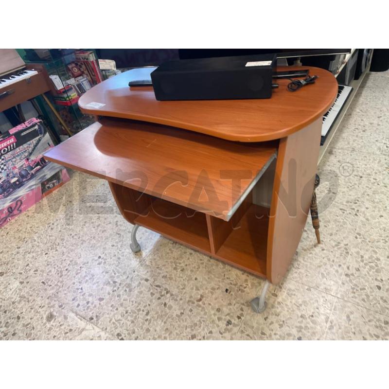 SCRIVANIA IN LEGNO CON PIANO SCORREVOLE  | Mercatino dell'Usato Nichelino bardonecchia 2