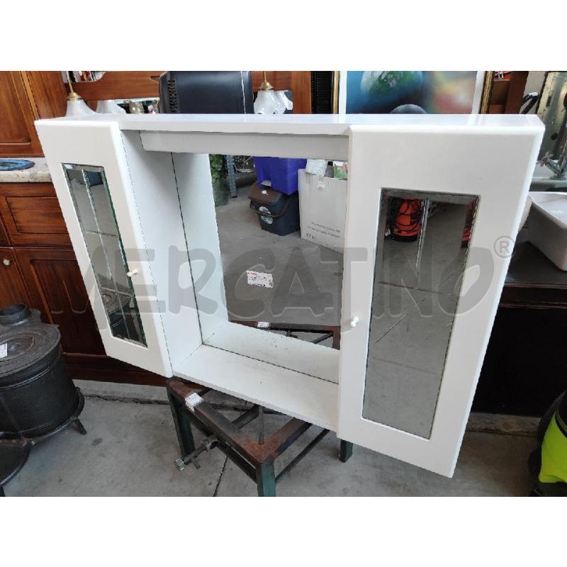 SPECCHIERA BAGNO BIANCO SMALTATO | Mercatino dell'Usato Nichelino bardonecchia 1