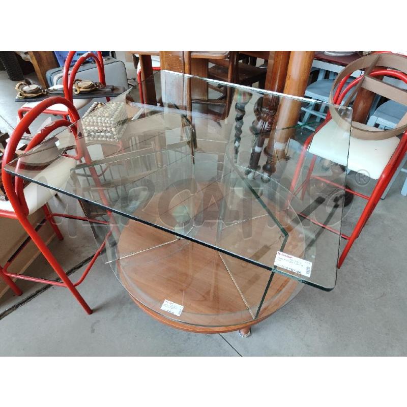 TAVOLINO PIANO CRISTALLO | Mercatino dell'Usato Nichelino bardonecchia 1