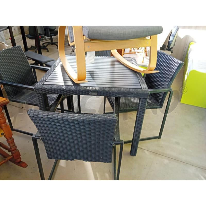 TAVOLO + 4 POLTRONCINE  GIARDINO  | Mercatino dell'Usato Nichelino bardonecchia 1