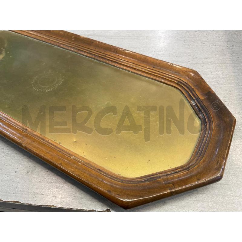 VASSOIO LEGNO E OTTONE  | Mercatino dell'Usato Nichelino bardonecchia 2
