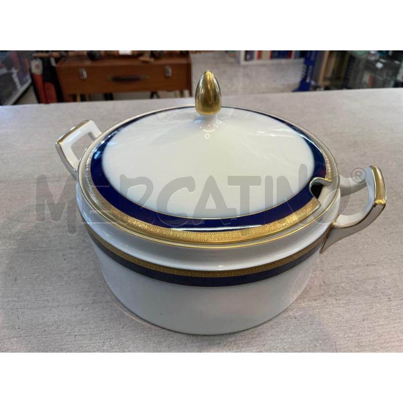ZUPPIERA CERAMICA BAVARIA DETTAGLI BLU ED ORO  | Mercatino dell'Usato Nichelino bardonecchia 1