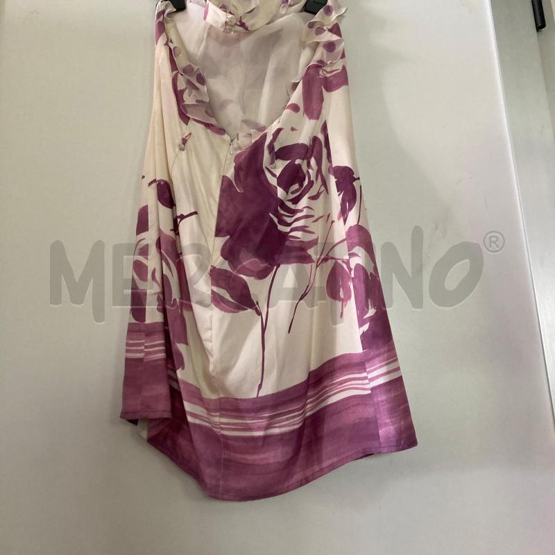 ABITO DONNA PATRIZIA PEPE BIANCO LILLA VOILA SCHIENA SCOPERTA | Mercatino dell'Usato Carmagnola 2
