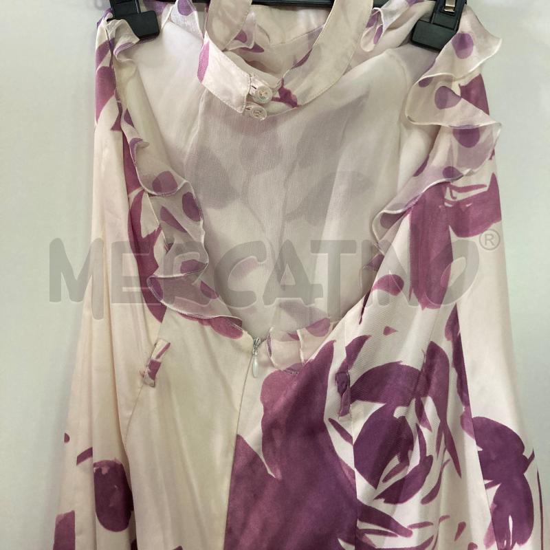 ABITO DONNA PATRIZIA PEPE BIANCO LILLA VOILA SCHIENA SCOPERTA | Mercatino dell'Usato Carmagnola 3