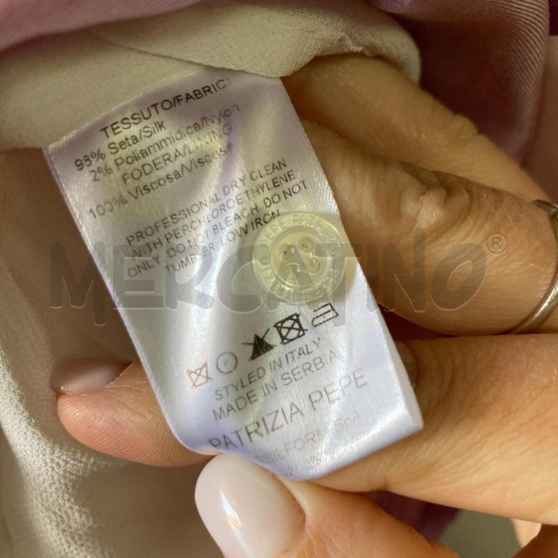ABITO DONNA PATRIZIA PEPE BIANCO LILLA VOILA SCHIENA SCOPERTA | Mercatino dell'Usato Carmagnola 5