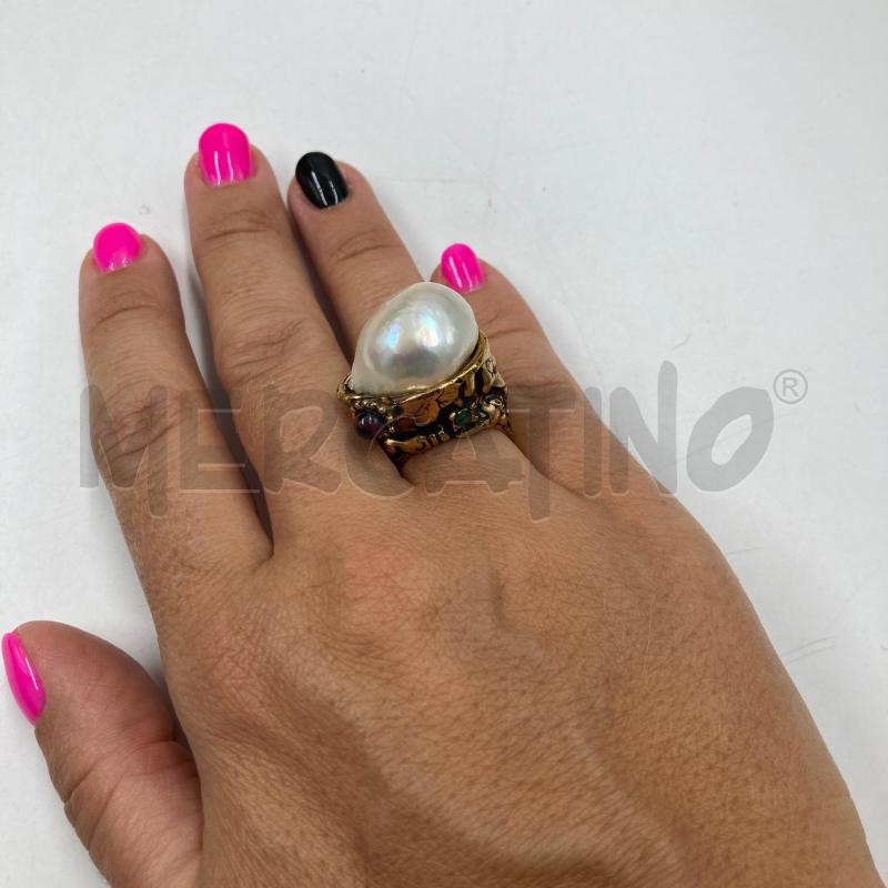 ANELLO DONNA ALCOZER&J PERLA  | Mercatino dell'Usato Carmagnola 3