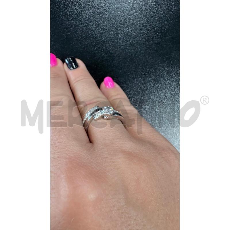 ANELLO DONNA DOPPIO SWAROVSKI  | Mercatino dell'Usato Carmagnola 1