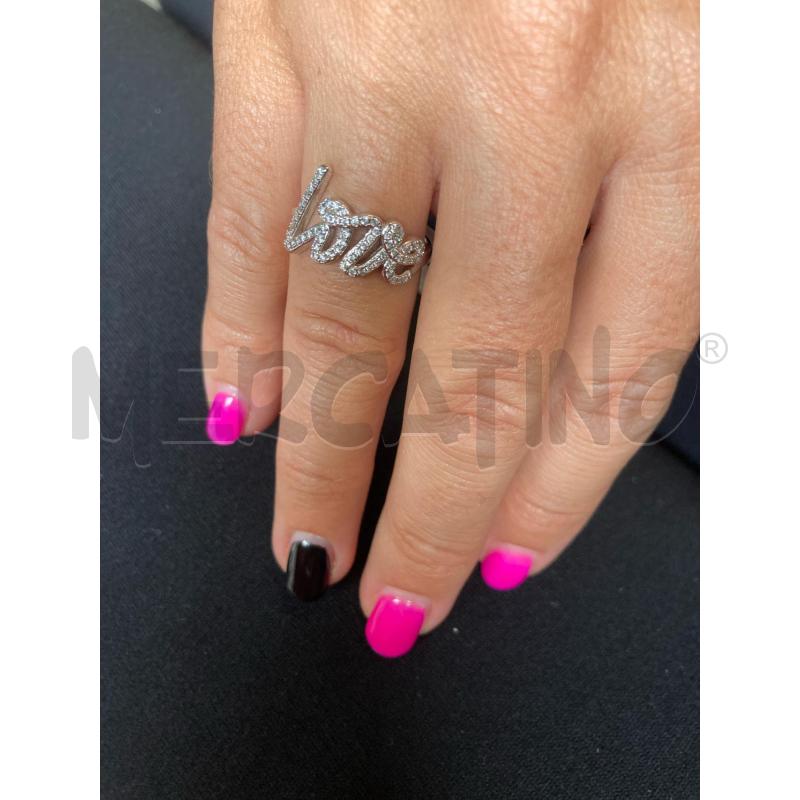 ANELLO DONNA LOVE T TIFFANY STRASS | Mercatino dell'Usato Carmagnola 2
