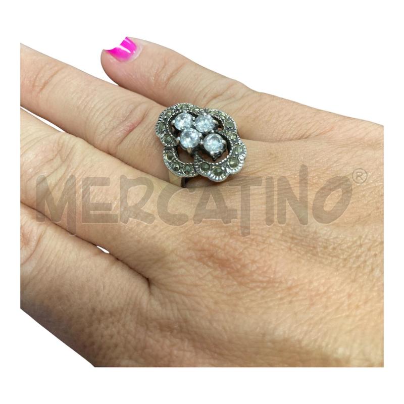 ANELLO DONNA SOLITARIO ARG VECCHIO  | Mercatino dell'Usato Carmagnola 1