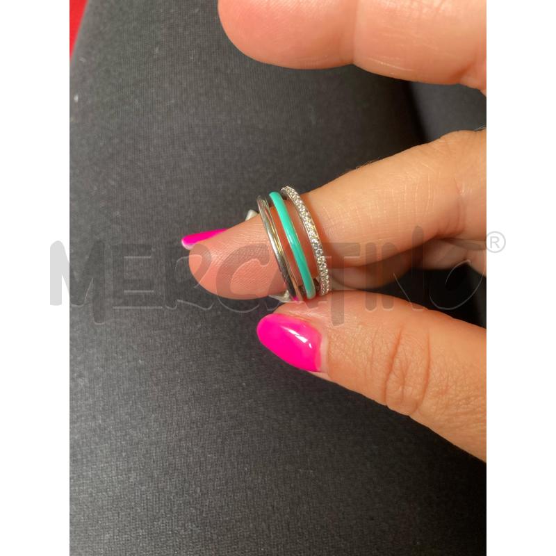 ANELLO DONNA TIFFANY TRE FASCE  | Mercatino dell'Usato Carmagnola 3