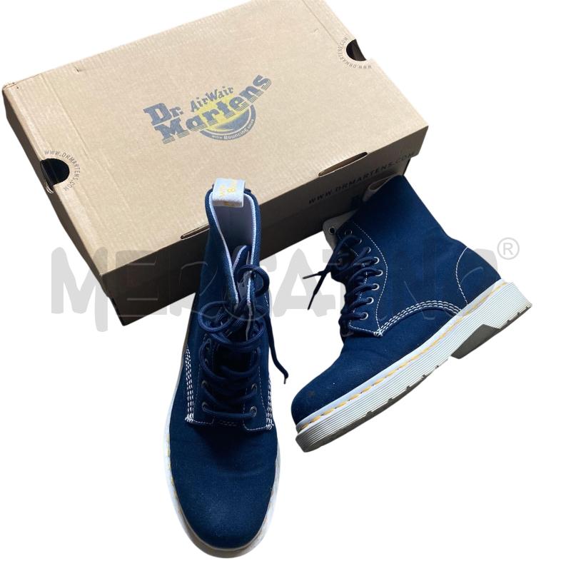 ANFIBI UNISEX BLU TELA DR.MARTENS  | Mercatino dell'Usato Carmagnola 1