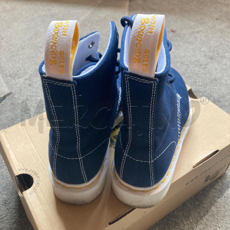 ANFIBI UNISEX BLU TELA DR.MARTENS  | Mercatino dell'Usato Carmagnola 3