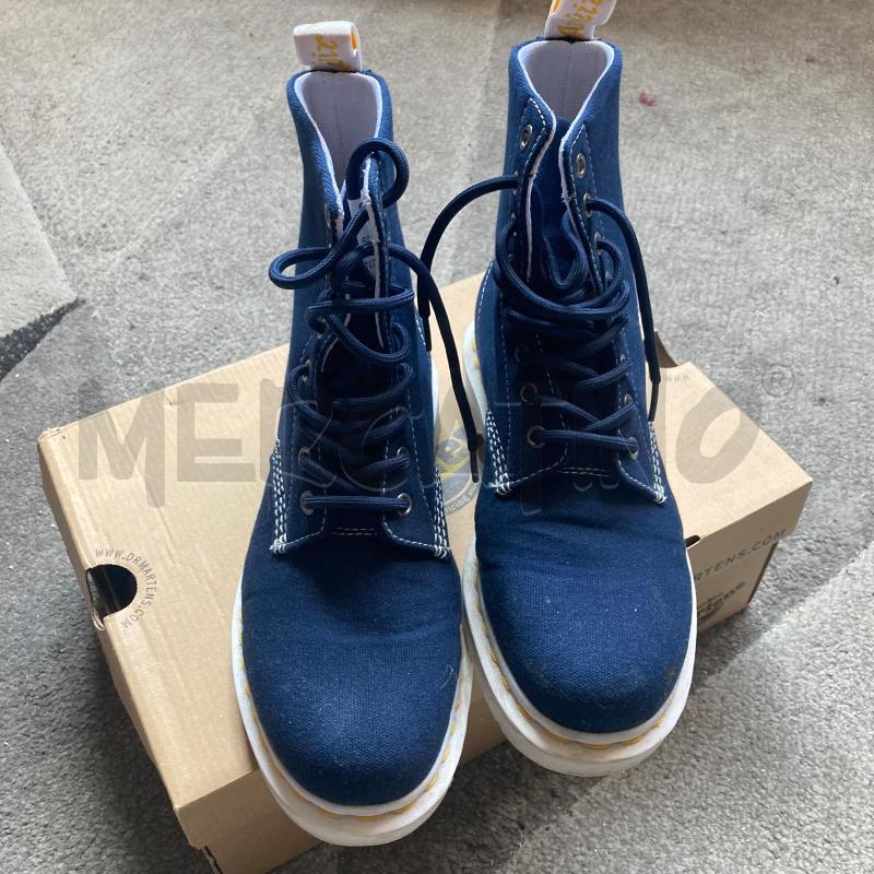ANFIBI UNISEX BLU TELA DR.MARTENS  | Mercatino dell'Usato Carmagnola 5