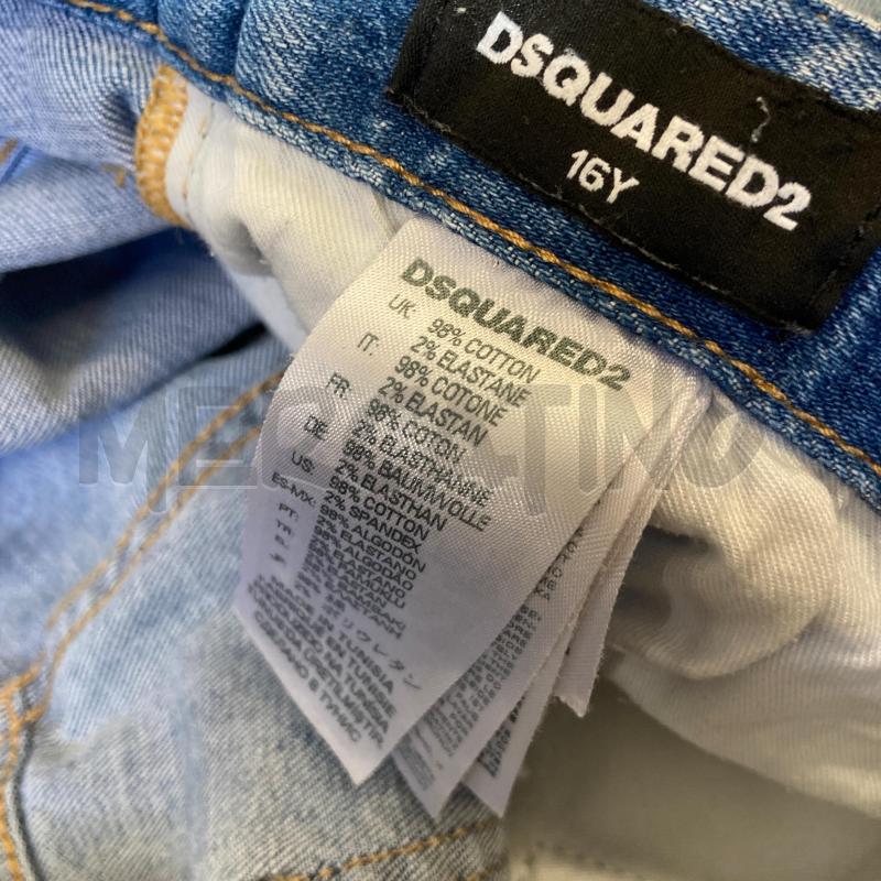 BERMUDA BAMBINO JEANS CHIARO DISQUARED2  | Mercatino dell'Usato Carmagnola 4