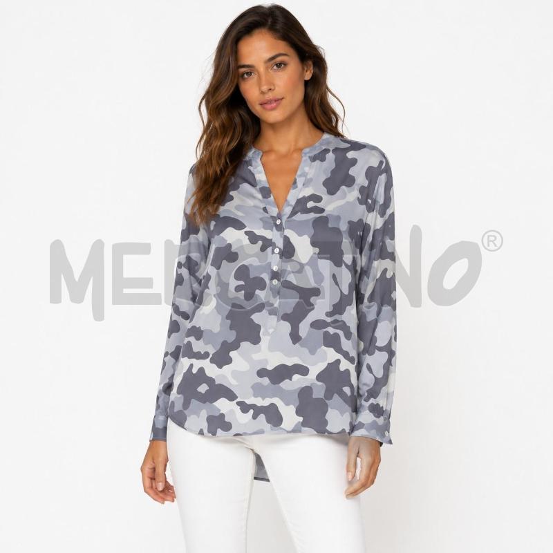 BLUSA DONNA BLU SETA MIMETICA TOMMY HILFIGER  | Mercatino dell'Usato Carmagnola 1