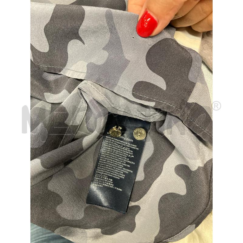 BLUSA DONNA BLU SETA MIMETICA TOMMY HILFIGER  | Mercatino dell'Usato Carmagnola 4