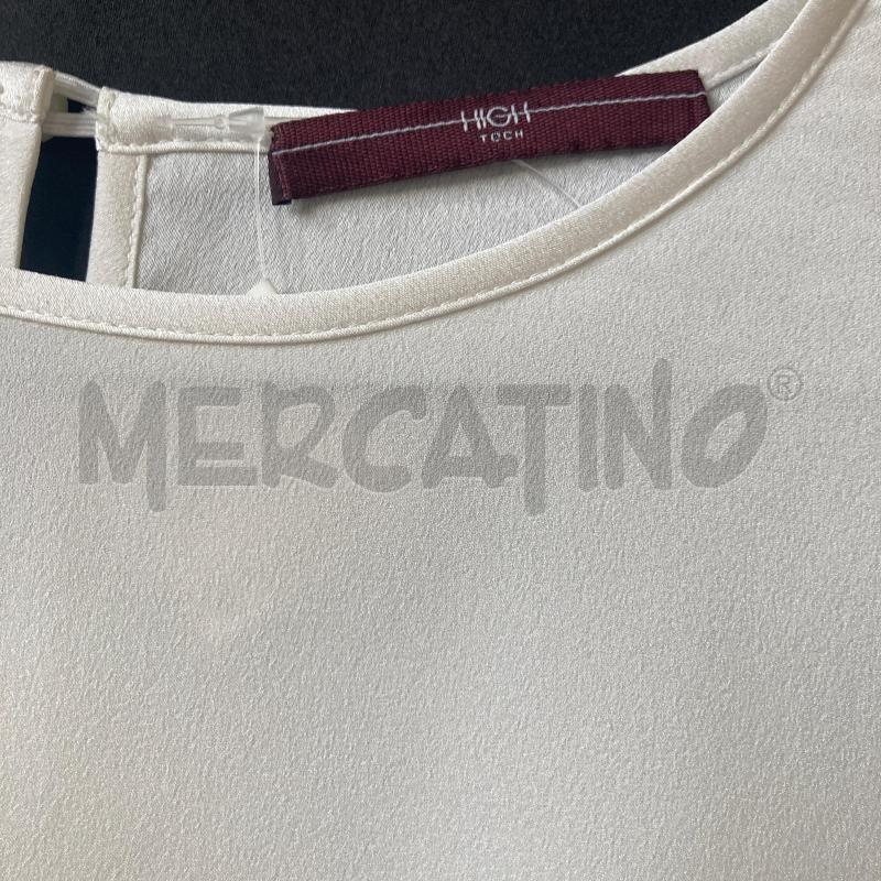 BLUSA DONNA HIGH BIANCA CON LATERALI TIPO RASO | Mercatino dell'Usato Carmagnola 2