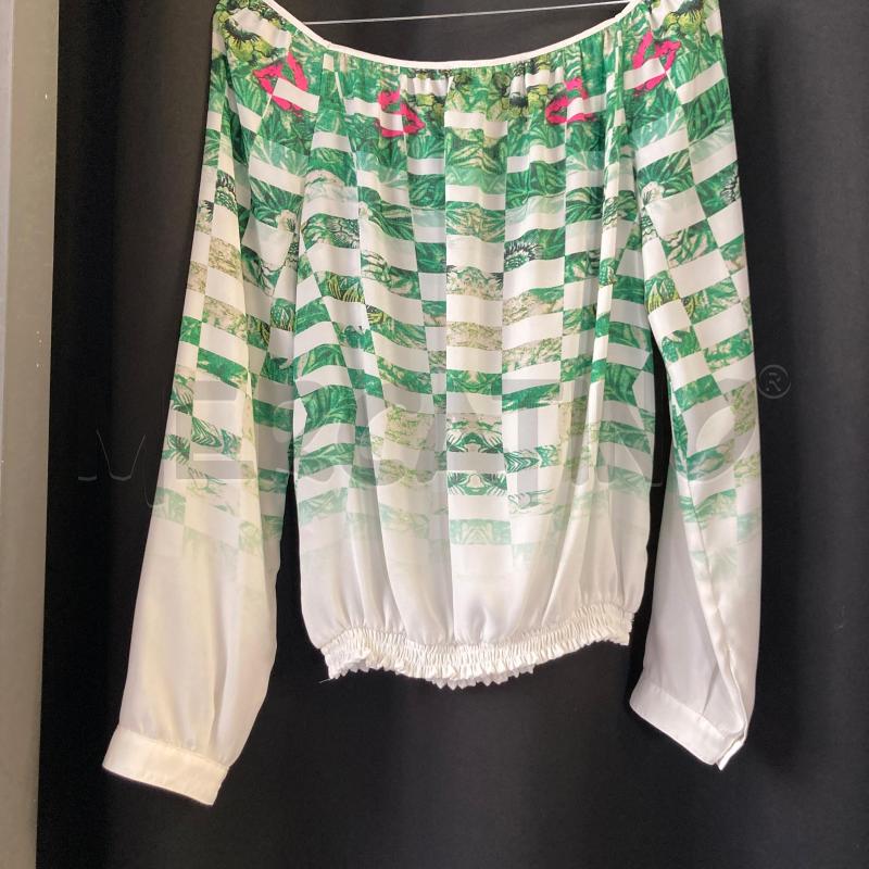 BLUSA DONNA PATRIZIA PEPE VERDE QUADRETTI  | Mercatino dell'Usato Carmagnola 2