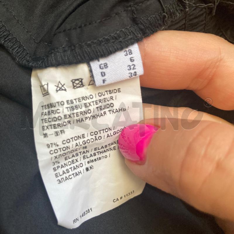 BLUSA DONNA PINKO NERA ELASTICO IN VITA CON CINTURINO | Mercatino dell'Usato Carmagnola 4