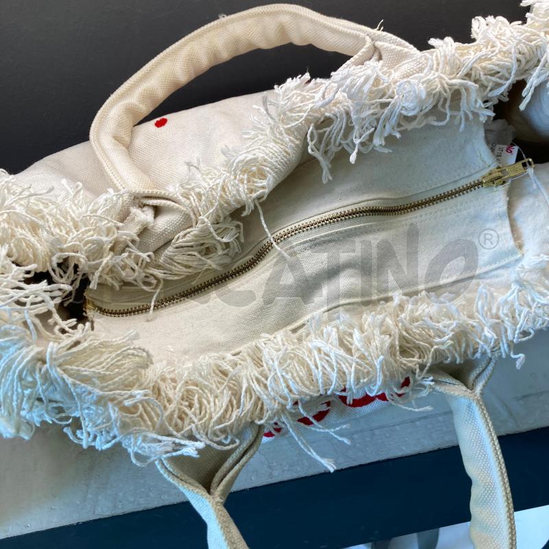 BORSA DONNA BIANCA SAINT BARTH CAPRI J'ARRIVE | Mercatino dell'Usato Carmagnola 3