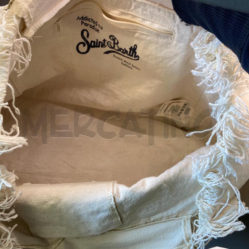 BORSA DONNA BIANCA SAINT BARTH CAPRI J'ARRIVE | Mercatino dell'Usato Carmagnola 4