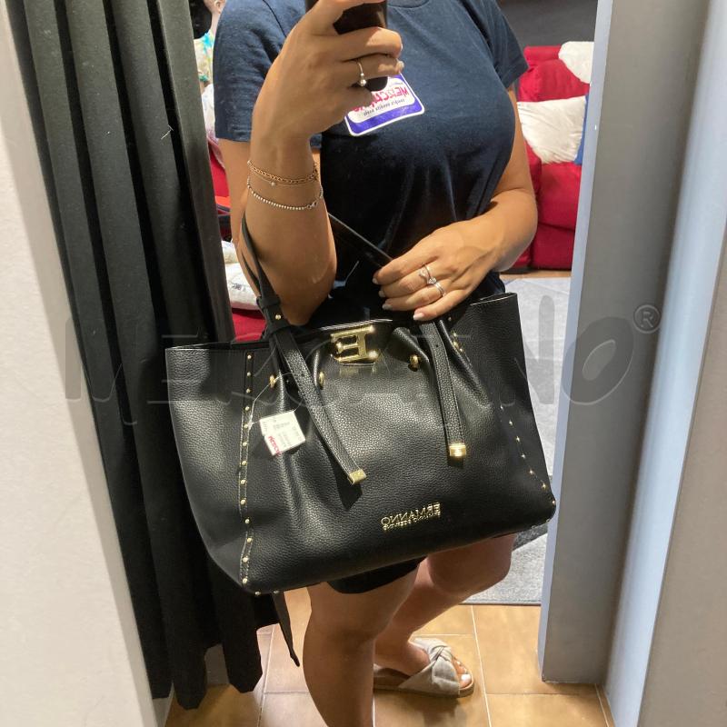 BORSA DONNA ERMANNO SCERVINO NERO CON BORCHIETTE | Mercatino dell'Usato Carmagnola 2
