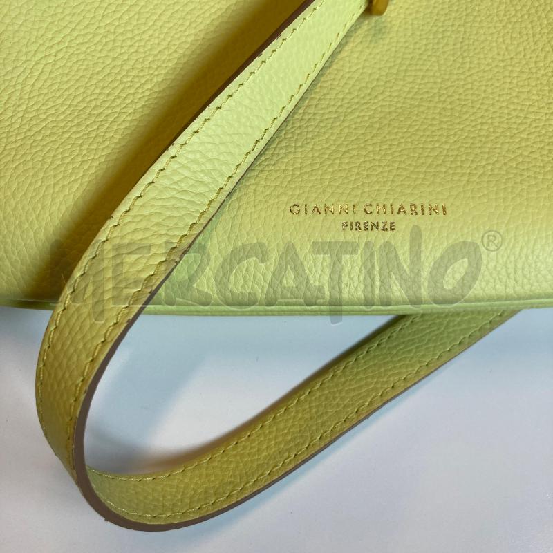 BORSA DONNA GIANNI CHIARINI VERDE ACIDO PIATTA | Mercatino dell'Usato Carmagnola 3