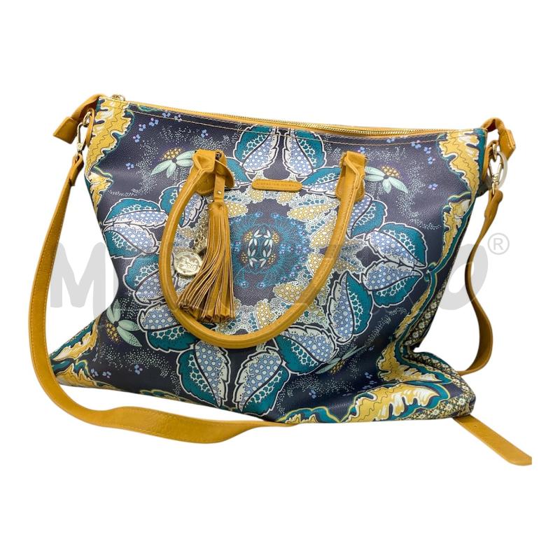 BORSA DONNA L'ATELIER DU SAC STAMPA BLU  | Mercatino dell'Usato Carmagnola 1