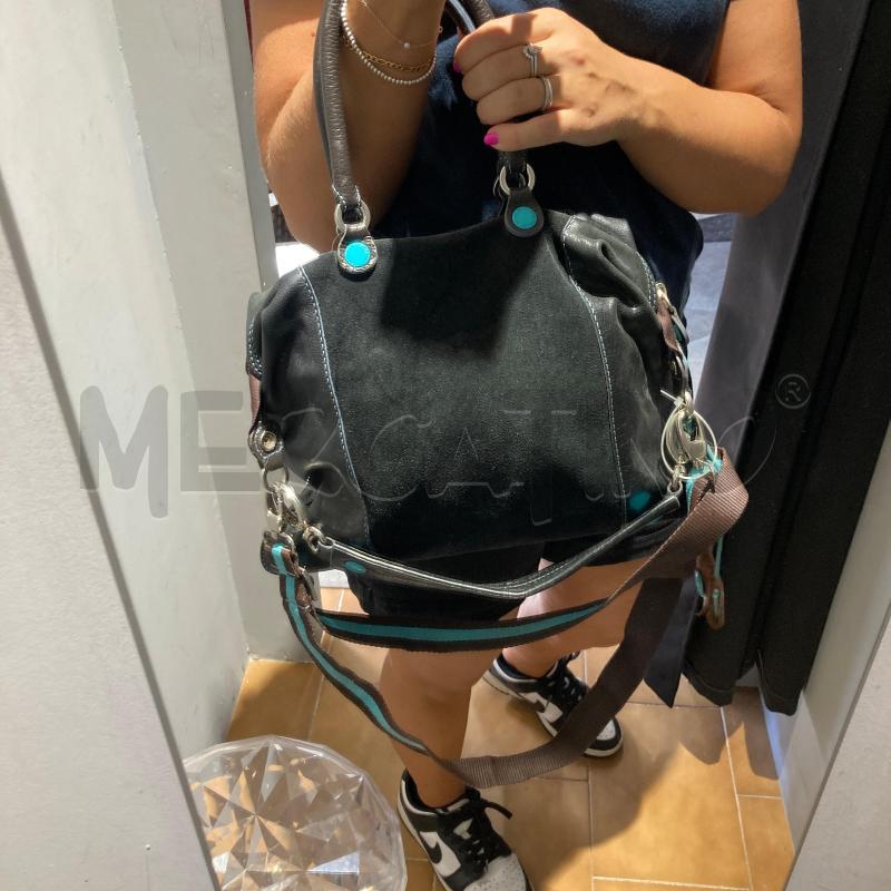 BORSA DONNA PELLE GABS NERO MANICO M AZ | Mercatino dell'Usato Carmagnola 2
