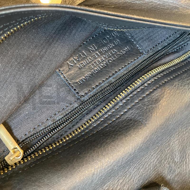 BORSA DONNA POCHETTE PELLE PATTINA CAVALLINO ZEBRATO  | Mercatino dell'Usato Carmagnola 5