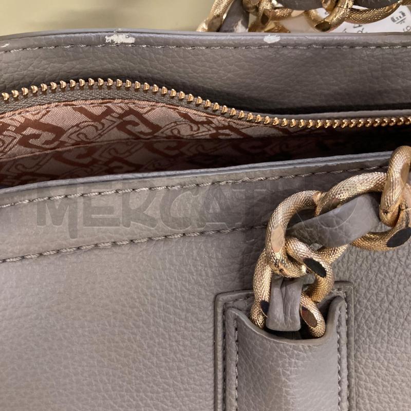 BORSA DONNA TRACOLLA GRIGIO SCURA LIU JO ECOPLELE CATENE  | Mercatino dell'Usato Carmagnola 4