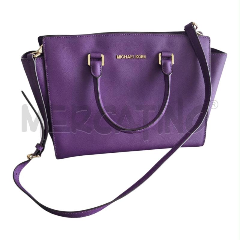 BORSA DONNA VIOLA MICHEL KORS GRANDE  | Mercatino dell'Usato Carmagnola 1