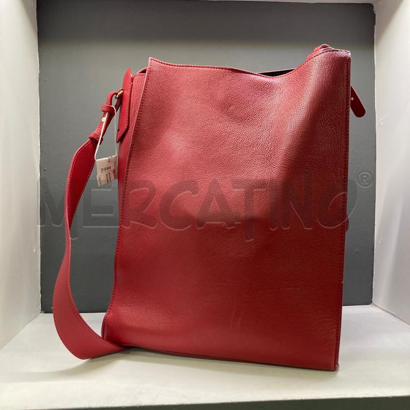 BORSA PELLE EMPORIO ARMANI ROSSA SPALLA  | Mercatino dell'Usato Carmagnola 2