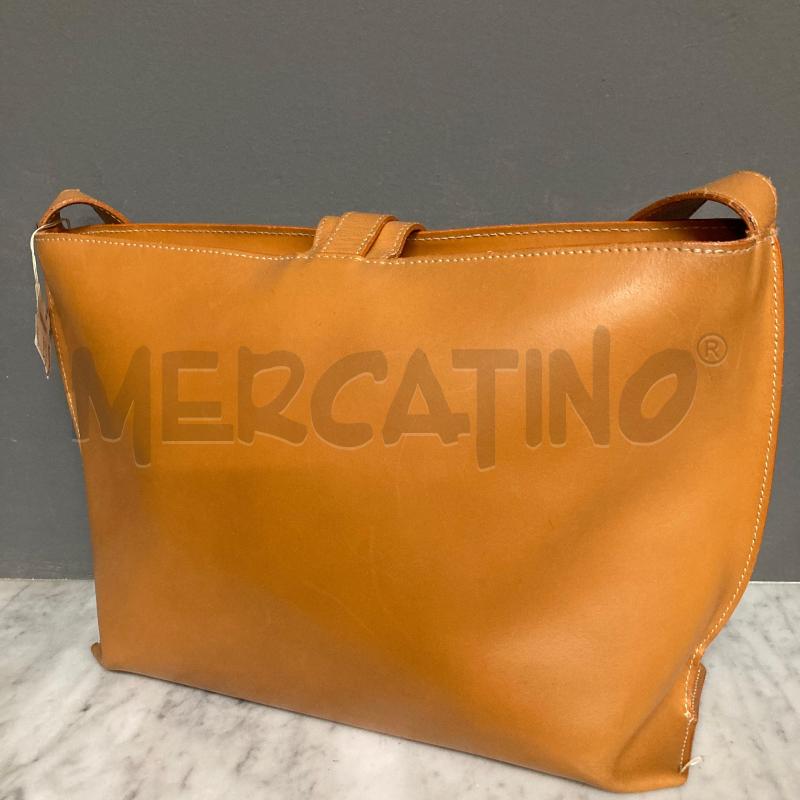 BORSA PELLE MARRONE FURLA A SPALLA  | Mercatino dell'Usato Carmagnola 3