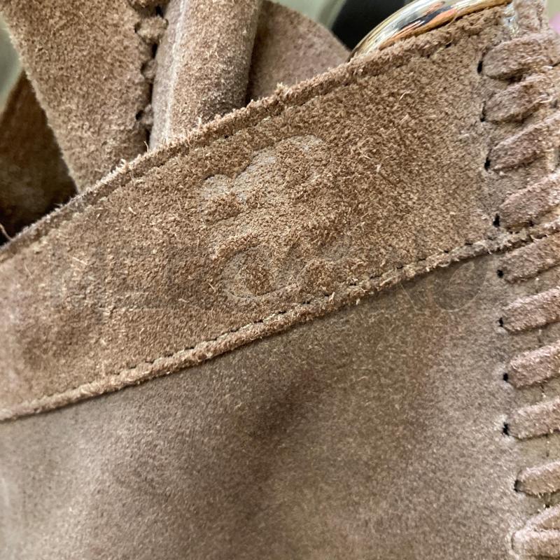 BORSA PELLE MARRONE RINO&PELLE  STELLE INTARSI | Mercatino dell'Usato Carmagnola 4