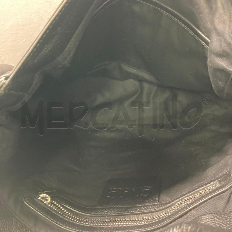 BORSA PELLE NERA SPALLA CNC  | Mercatino dell'Usato Carmagnola 5
