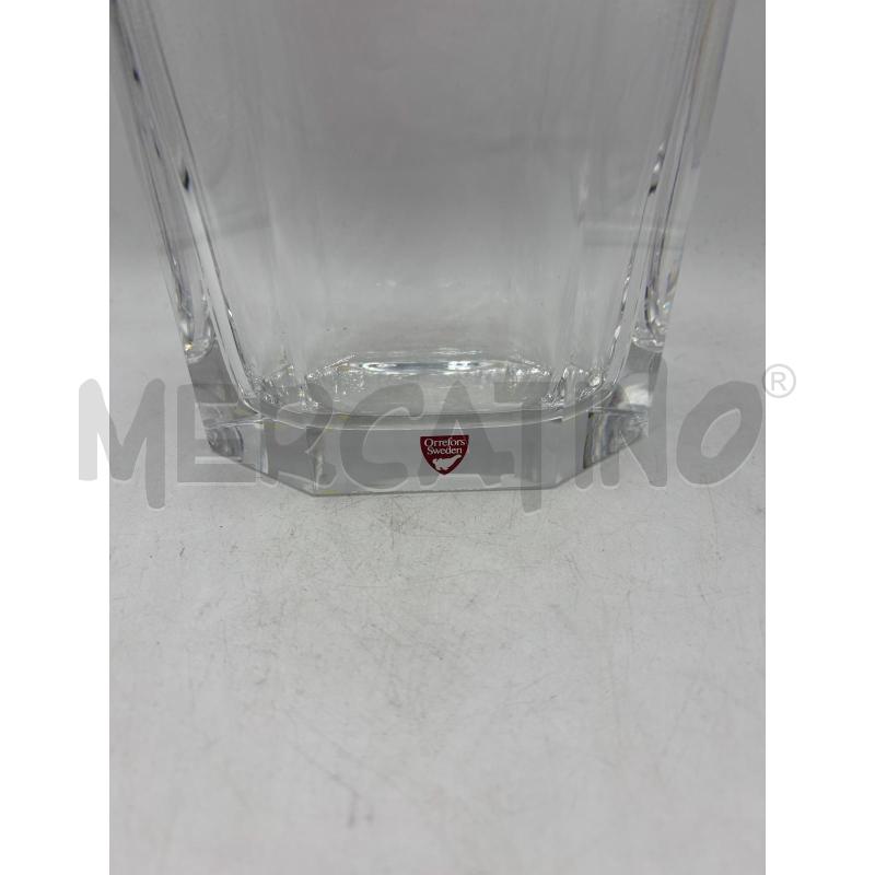BOTTIGLIA IN CRISTALLO ORREFORS SWEDEN 13X6,5 H.29,5 | Mercatino dell'Usato Carmagnola 2