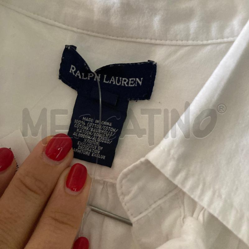 CAMICIA BAMBINA RALPH LAUREN BIANCA BLAZA CENTRALE  | Mercatino dell'Usato Carmagnola 3