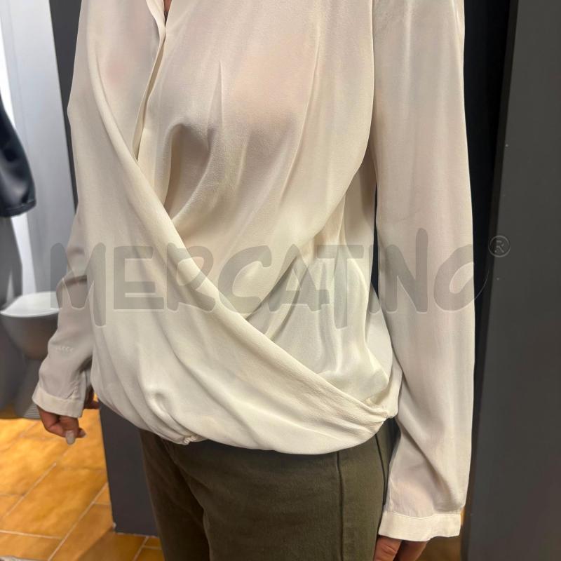 CAMICIA DONNA AVORIO GUGLIELMINOTTI SETA  | Mercatino dell'Usato Carmagnola 2