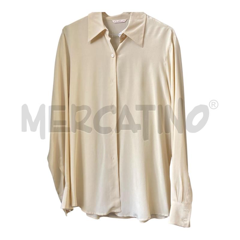 CAMICIA DONNA BEIGE SETA BALBROS  | Mercatino dell'Usato Carmagnola 1