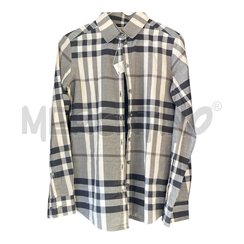 CAMICIA DONNA BURBERRY GRIGIO QUADRETTI BG  | Mercatino dell'Usato Carmagnola 1