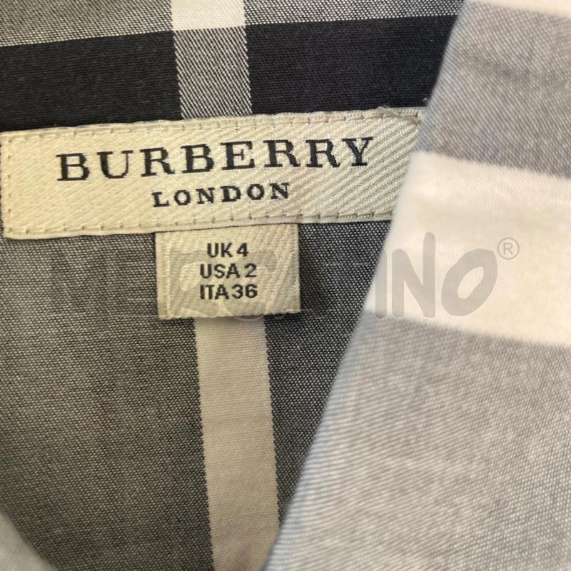 CAMICIA DONNA BURBERRY GRIGIO QUADRETTI BG  | Mercatino dell'Usato Carmagnola 2