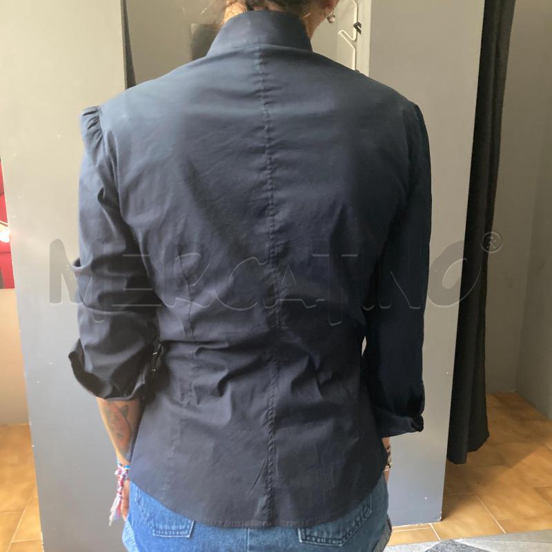 CAMICIA DONNA ELISABETTA FRANCHI BLU CATENA DORATA  | Mercatino dell'Usato Carmagnola 3