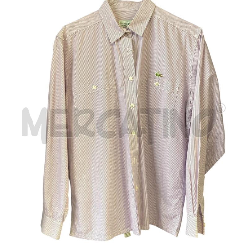 CAMICIA DONNA LACOSTE RIGEH VIOLA  | Mercatino dell'Usato Carmagnola 1