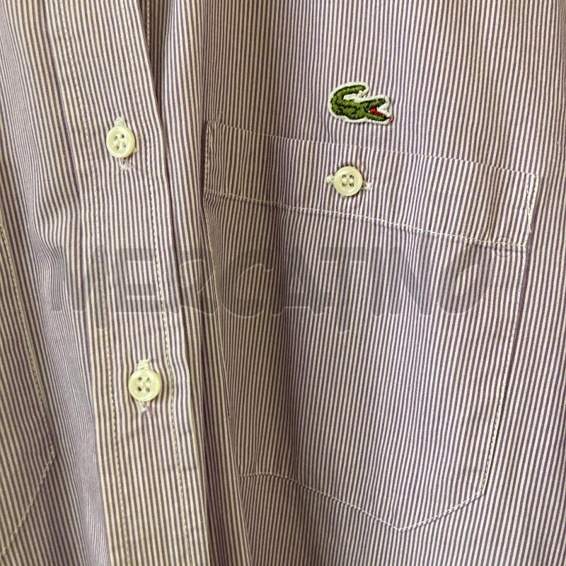 CAMICIA DONNA LACOSTE RIGEH VIOLA  | Mercatino dell'Usato Carmagnola 4
