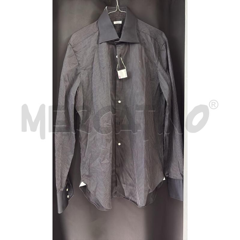 CAMICIA UOMO BARBA NERO GESSATO BIANCO | Mercatino dell'Usato Carmagnola 2